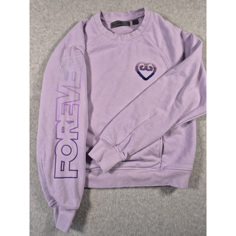 G/Fore Forever French Terry Raglan Crewneck Sweatshirt Women's XS Golf Aura